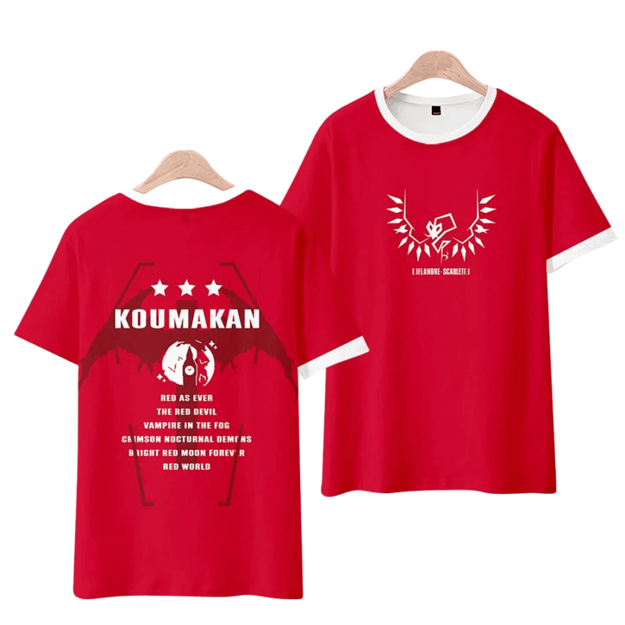 Touhou Project Anime Koumakan Flandre Scarlet Short Sleeve T-Shirt