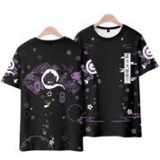 Anime Touhou Project Yuyuko Saigyouji Short Sleeve T-Shirt