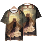 Anime Touhou Project Yukari Yakumo Short Sleeve T-Shirt
