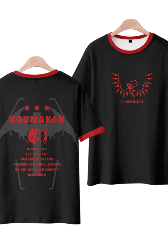 Anime Touhou Project Koumakan Flandre Scarlet Short Sleeve T-Shirt