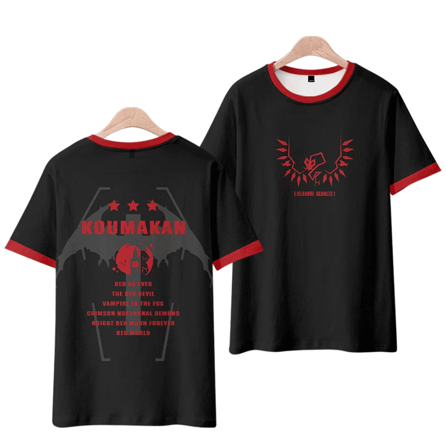 Anime Touhou Project Koumakan Flandre Scarlet Short Sleeve T-Shirt
