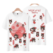 Anime Touhou Project Hakurei Reimu Short Sleeve T-Shirt
