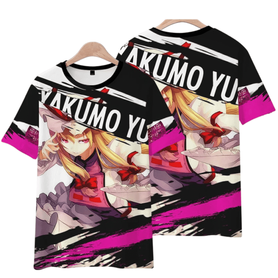 Touhou Project Anime Yakumo Yukari Short Sleeve T-Shirt