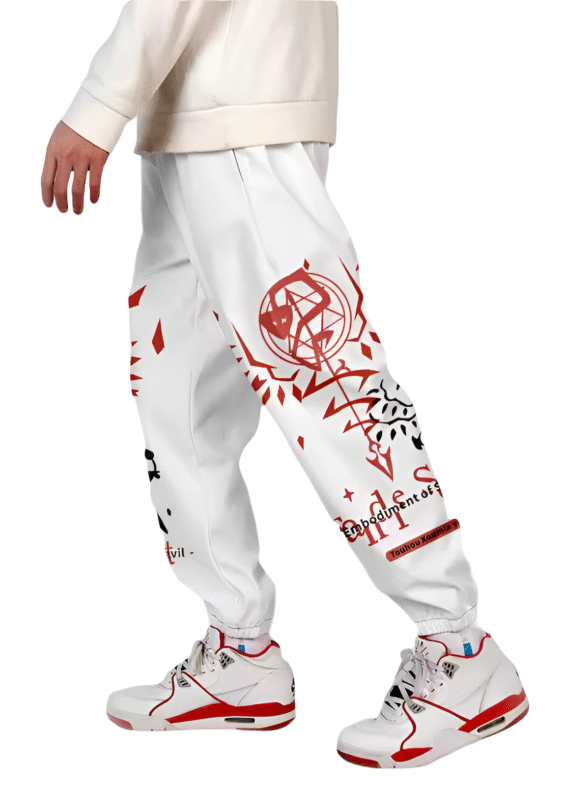 Touhou Project Anime Flandre Scarlet 3D Print Jogger Pant