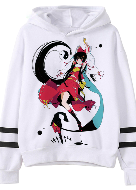 Anime Touhou Project Reimu Hakurei Casual Hoodie