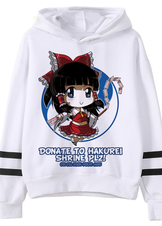 Touhou Project Reimu Hakurei Anime Casual Hoodie