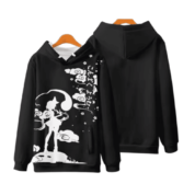 Anime Touhou Project Flandre Scarlet Casual Black Hoodie