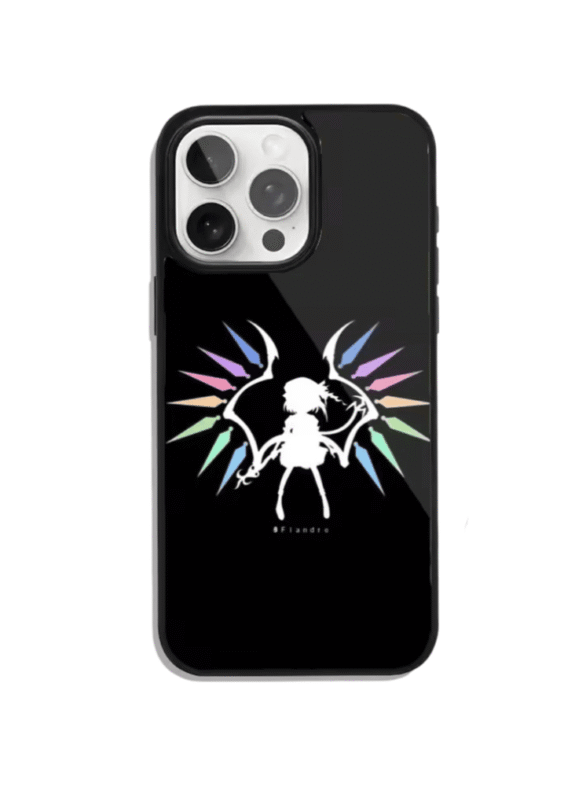 Touhou Project Flandre Scarlet Anime Print Phone Case For iPhone