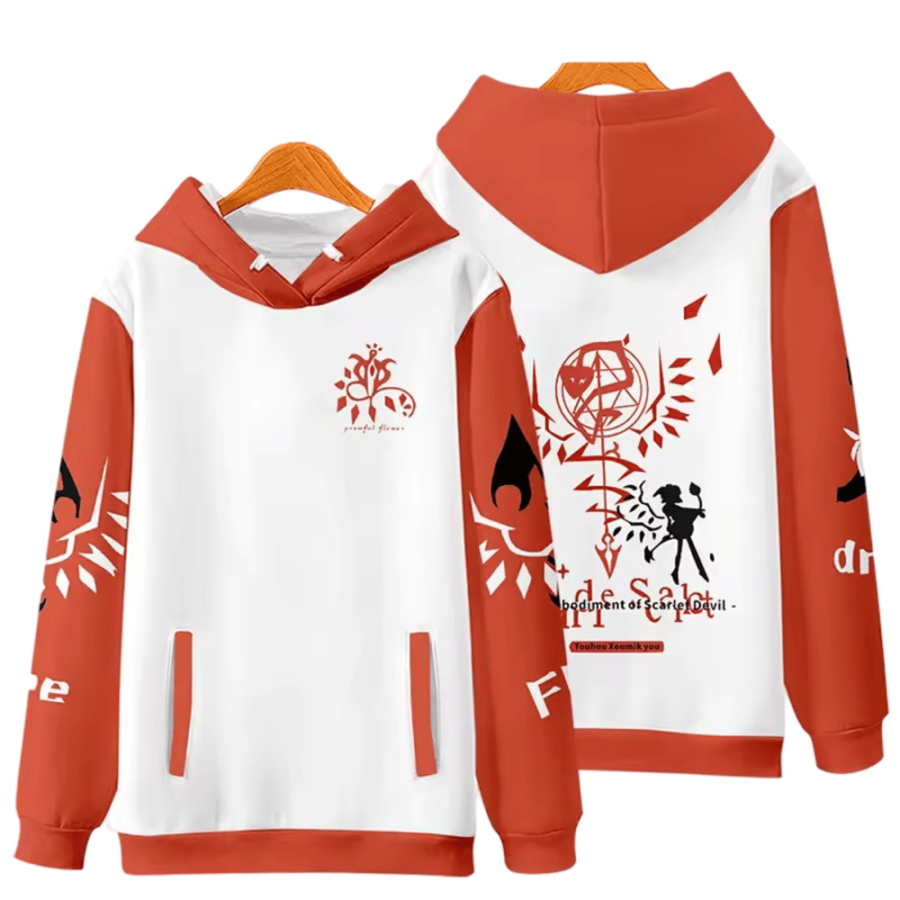 Anime Touhou Project Flandre Scarlet 3D Printed Hoodie