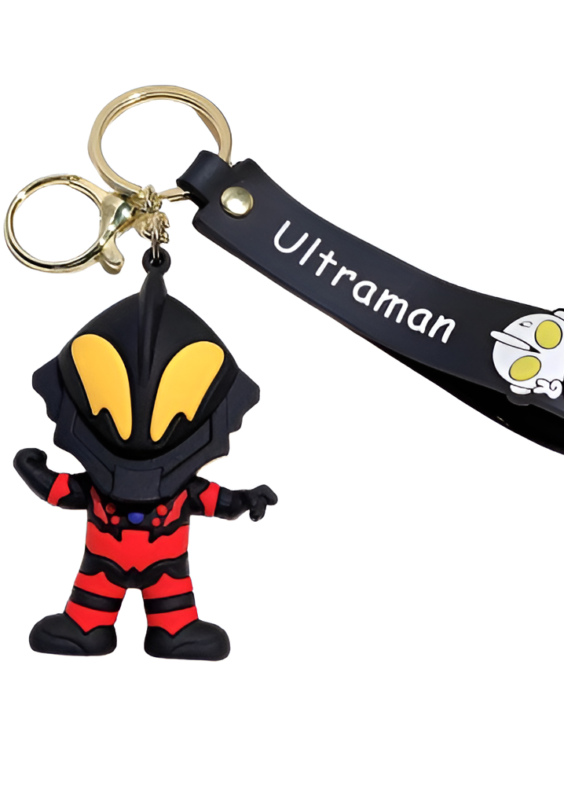Anime Ultraman Belial Rubber Keychain