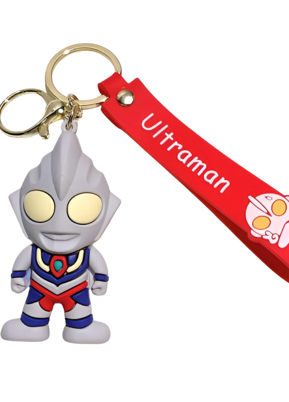 Anime Ultraman Tiga Rubber Keychain