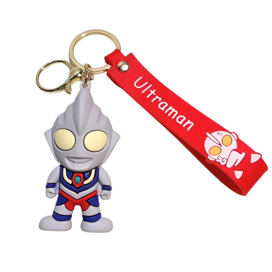 Anime Ultraman Tiga Rubber Keychain