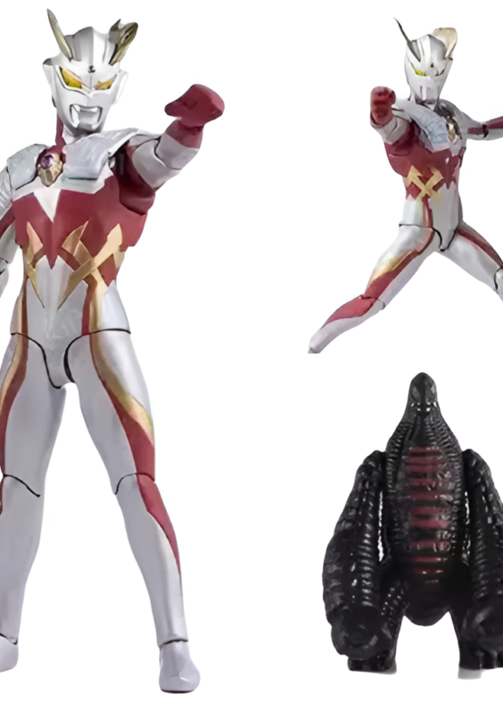 Anime Ultraman Zero Strong Corona And Red King Action Figure Toy