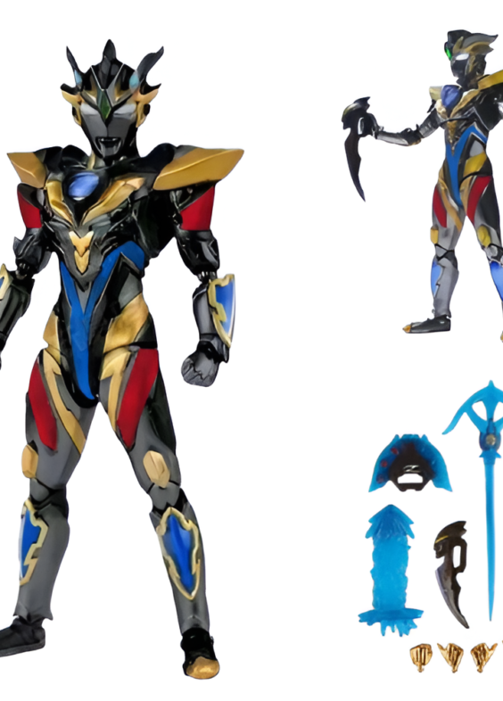 Anime Ultraman Zero Delta Rise Claw Dark Action Figure Toy