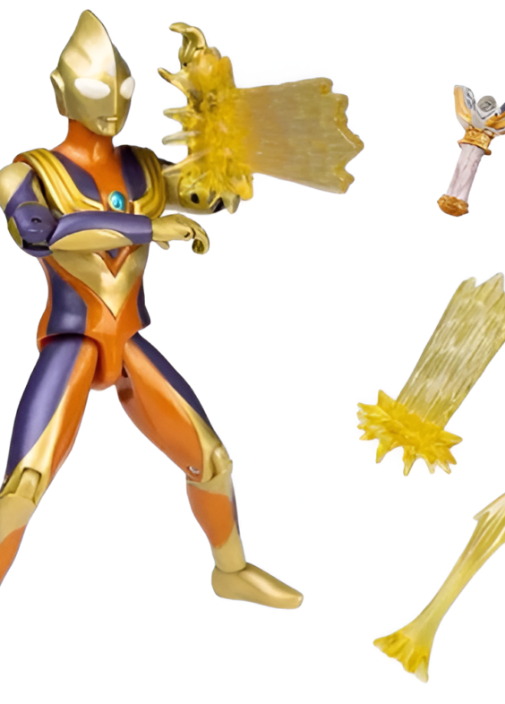 Anime Ultraman Glitter Tiga Action Figure Toy