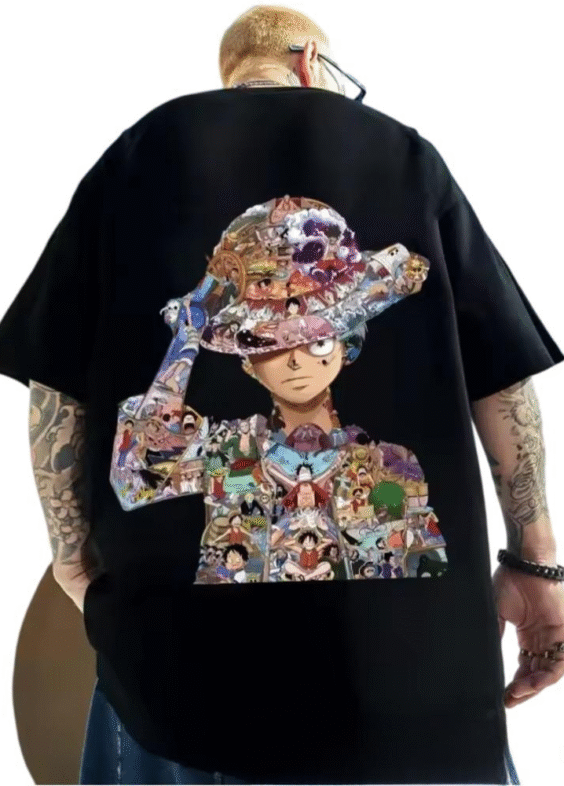 One Piece Anime Luffy Loose Fit T-Shirt