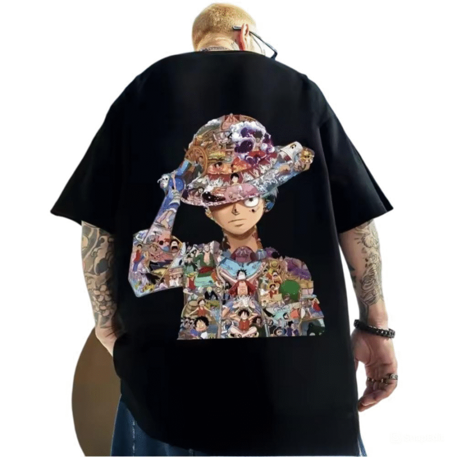 One Piece Anime Luffy Loose Fit T-Shirt One Piece Anime Luffy Loose Fit T-Shirt