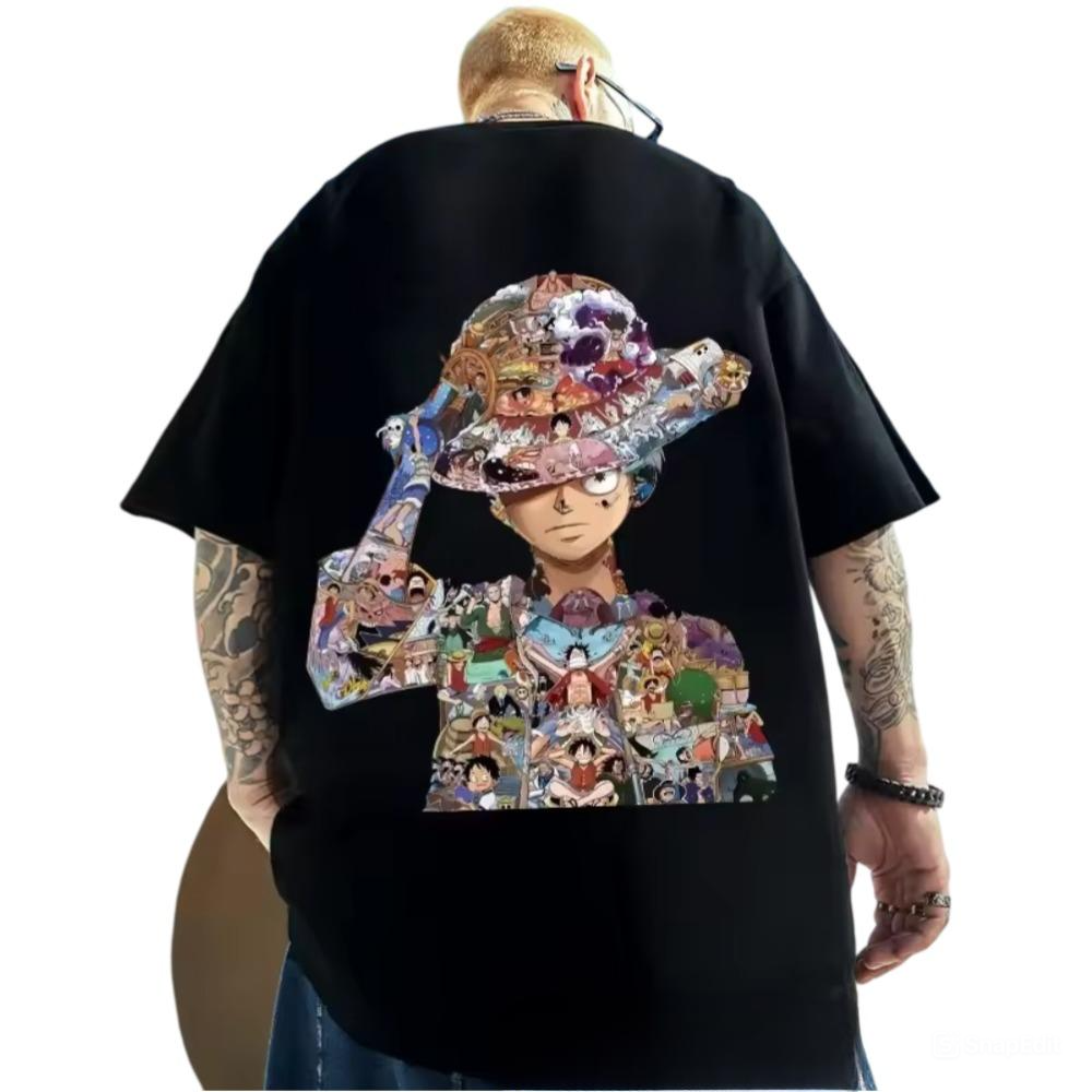 One Piece Anime Luffy Loose Fit T-Shirt One Piece Anime Luffy Loose Fit T-Shirt