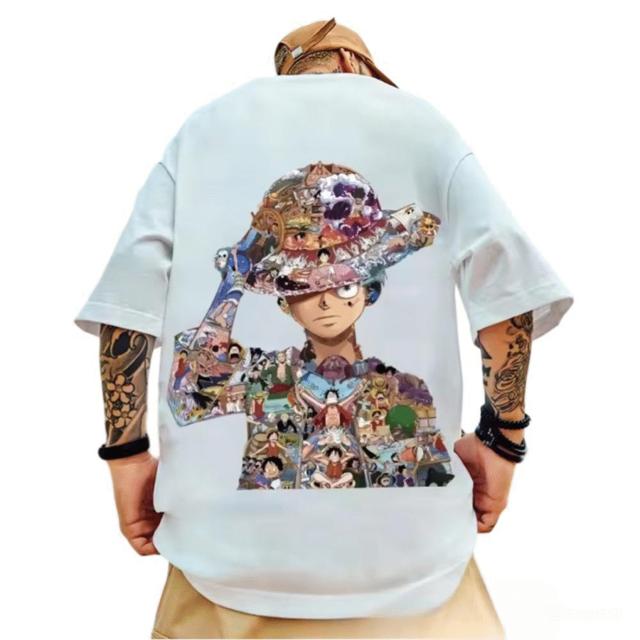 One Piece Anime Luffy T-Shirt One Piece Anime Luffy T-Shirt