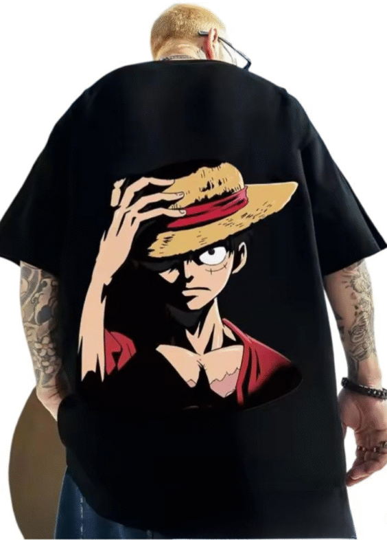 Anime One Piece Monkey D. Luffy Short Sleeves T-Shirt
