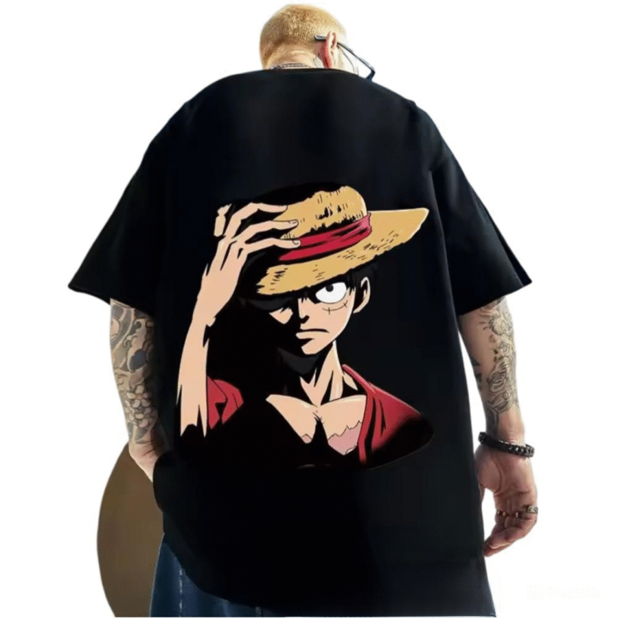 Anime One Piece Monkey D. Luffy Short Sleeves T-Shirt Anime One Piece Monkey D. Luffy Short Sleeves T-Shirt