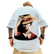 One Piece Anime Monkey D. Luffy Short Sleeves T-Shirt