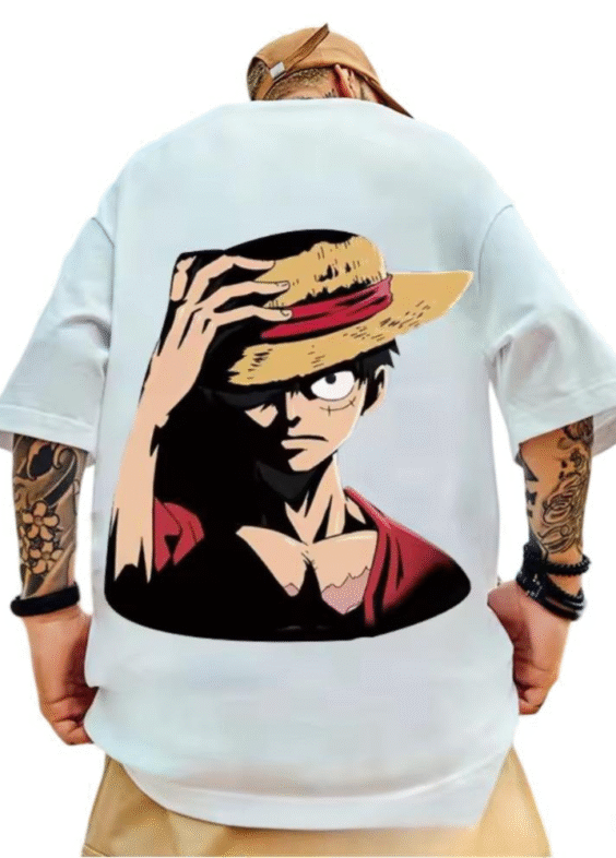 One Piece Anime Monkey D. Luffy Short Sleeves T-Shirt