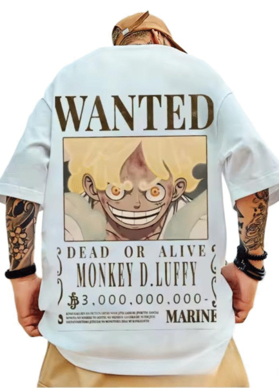 One Piece Anime Dead Or Alive Short Sleeves T-Shirt