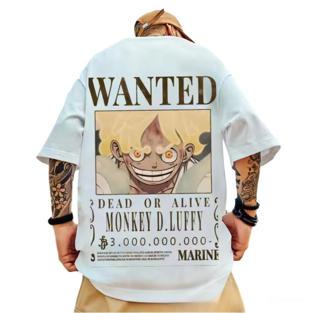 One Piece Anime Dead Or Alive Short Sleeves T-Shirt One Piece Anime Dead Or Alive Short Sleeves T-Shirt