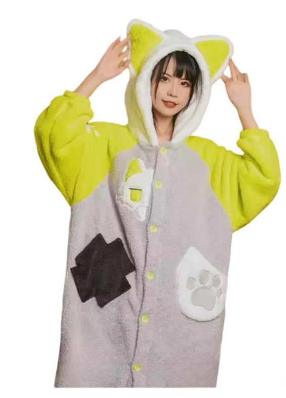 Arknights Anime Housecoat Socks Set