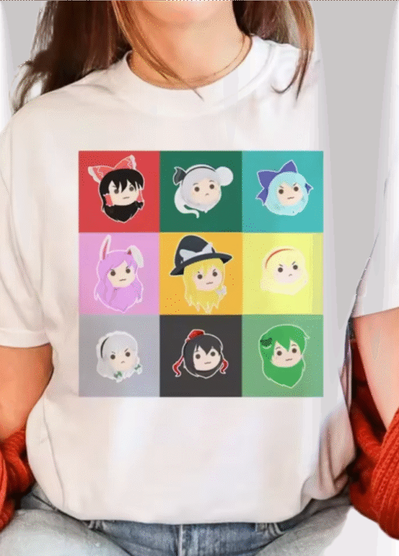 Touhou Project Anime Characters Summer T-Shirt