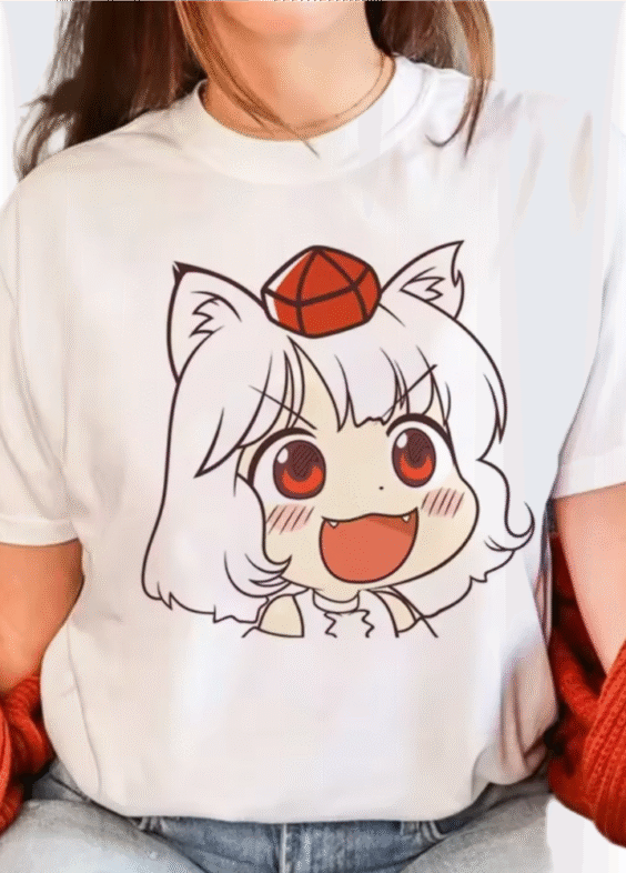 Anime Touhou Project Momiji Inubashiri Summer T-Shirt