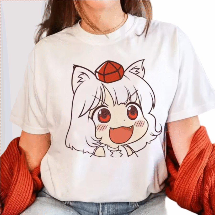 Anime Touhou Project Momiji Inubashiri Summer T-Shirt Anime Touhou Project Momiji Inubashiri Summer T-Shirt