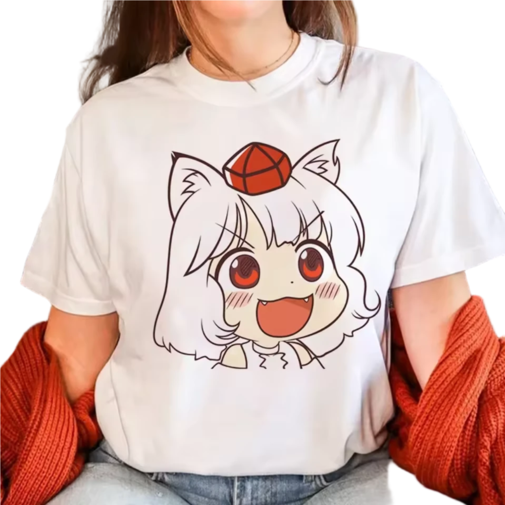 Anime Touhou Project Momiji Inubashiri Summer T-Shirt Anime Touhou Project Momiji Inubashiri Summer T-Shirt