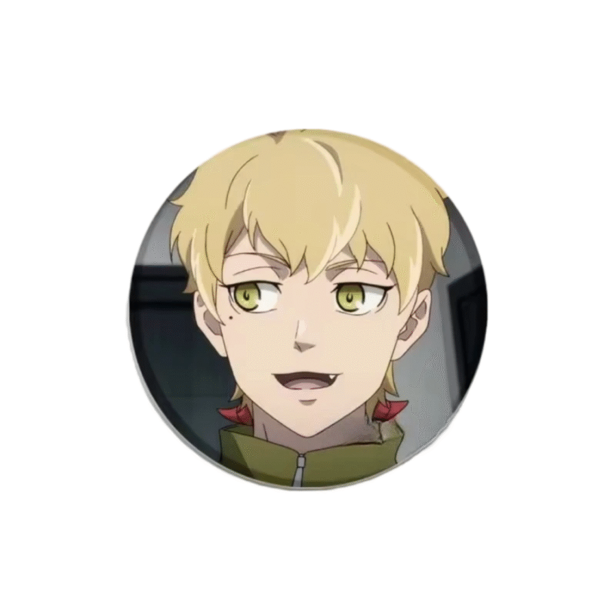 Anime Tower Of God Ja Wangnan Tinplate Badge