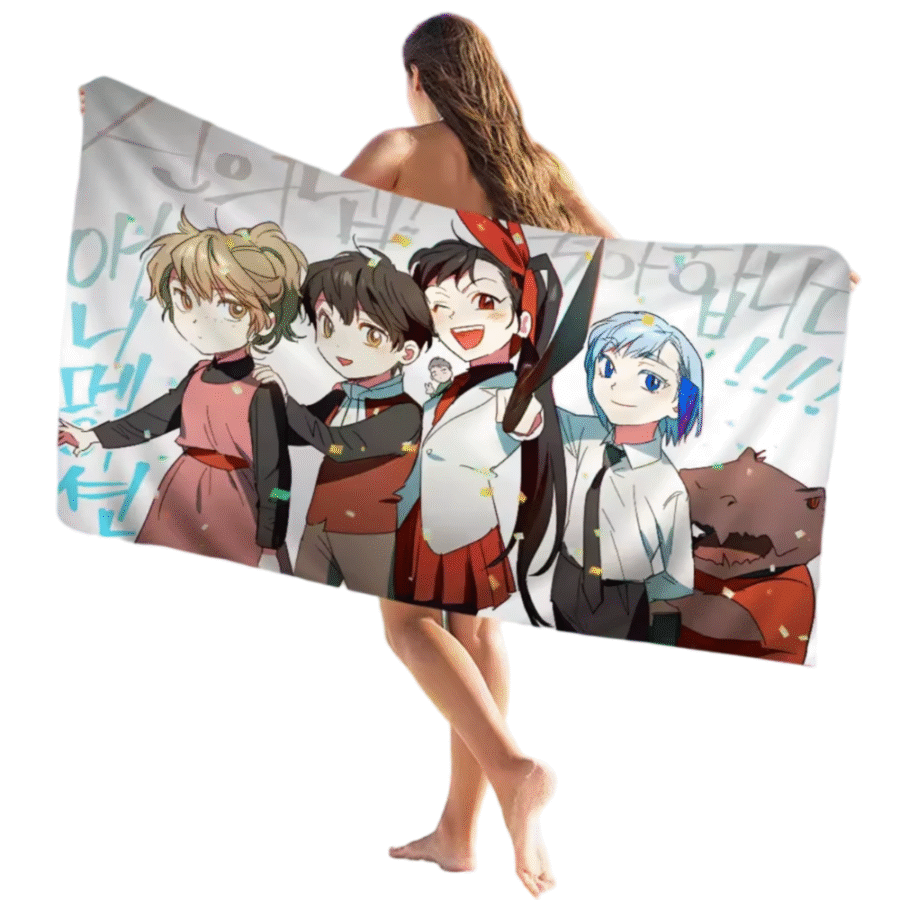 Tower Of God Anime Characters Beach Towel Tower Of God Anime Characters Beach Towel