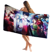 Anime Tower Of God Characters Print Beach Towel