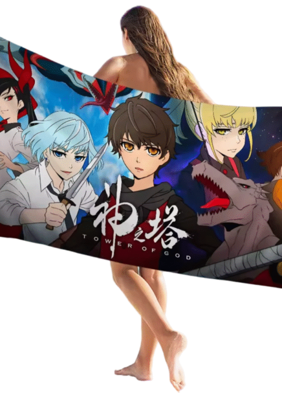 Tower Of God Anime Characters Print Beach Towel