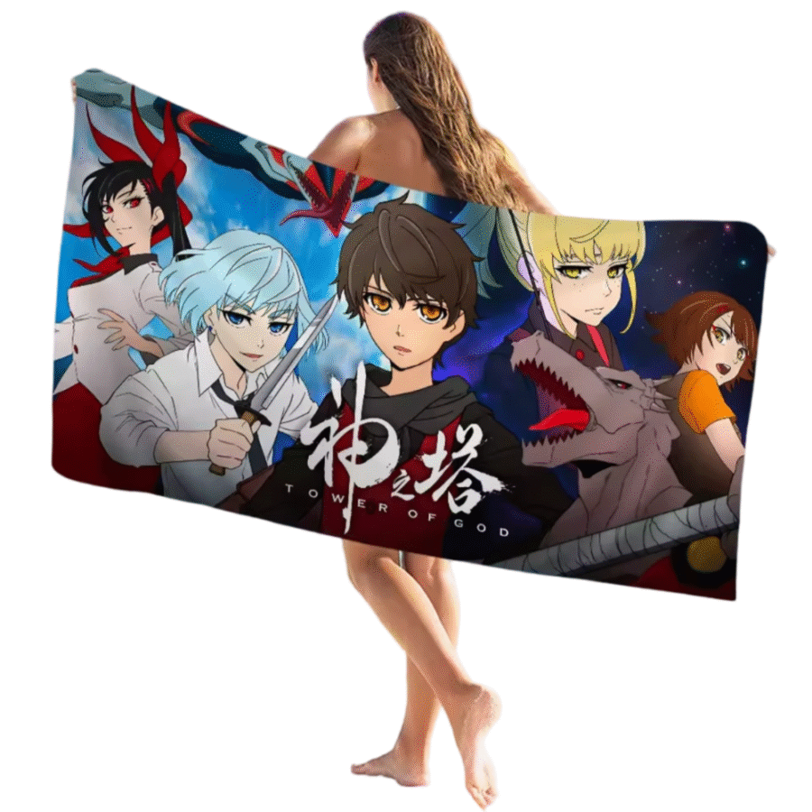 Tower Of God Anime Characters Print Beach Towel Tower Of God Anime Characters Print Beach Towel