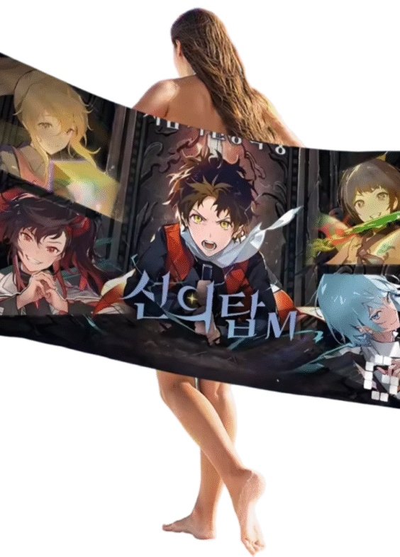 Anime Tower Of God Print Characters Towel