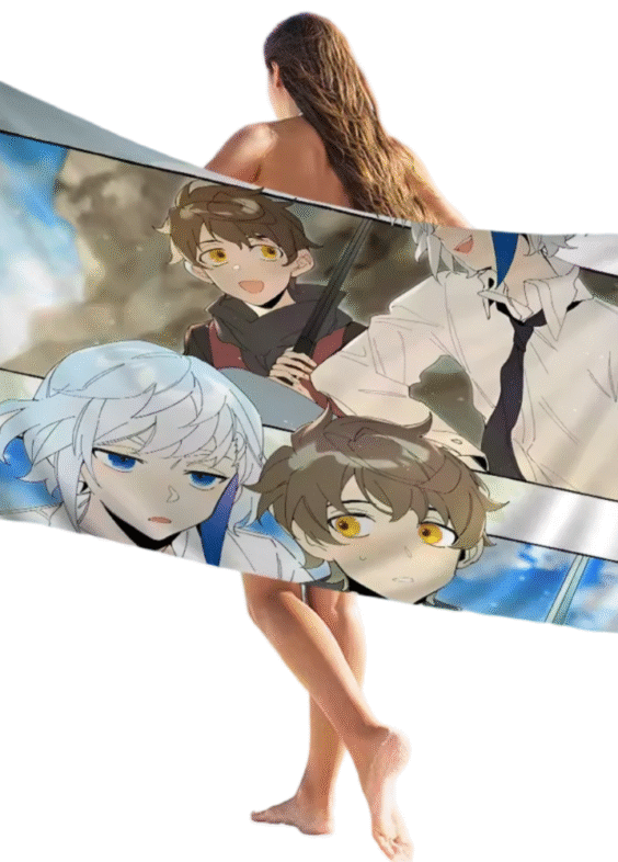 Tower Of God Anime Characters Print Towel