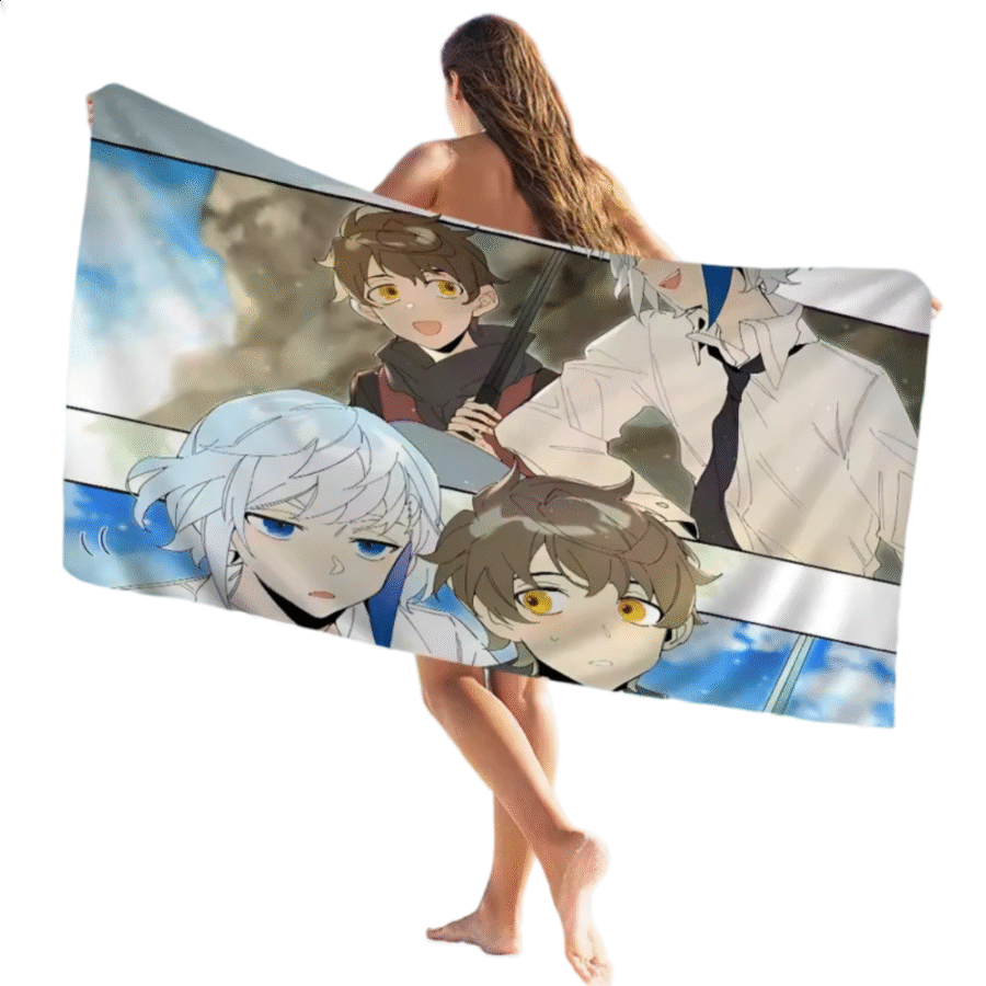 Tower Of God Anime Characters Print Towel Tower Of God Anime Characters Print Towel