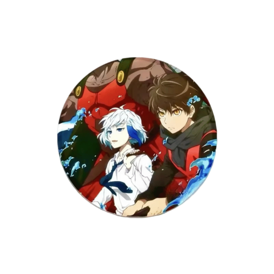 Anime Tower Of God Bam And Rak With Khun Badge