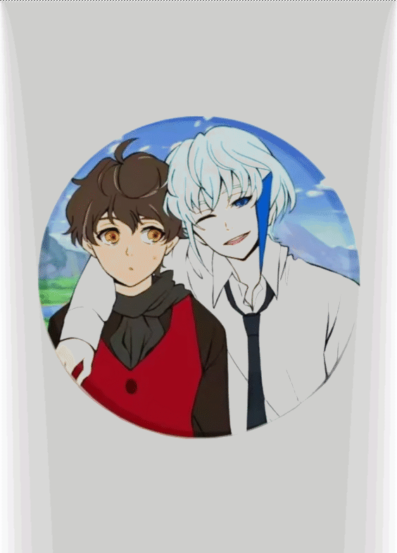 Anime Tower Of God Hatz And Khun Aguero Agnes Badge