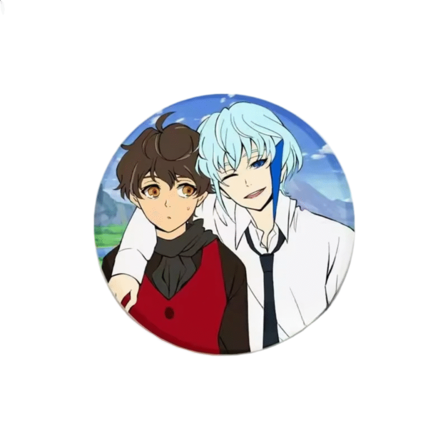 Anime Tower Of God Hatz And Khun Aguero Agnes Badge Anime Tower Of God Hatz And Khun Aguero Agnes Badge