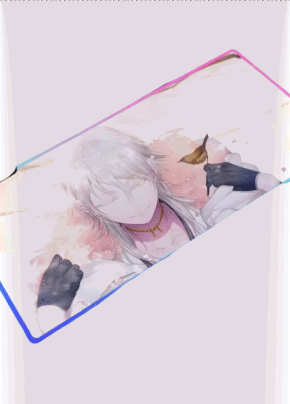Touken Ranbu Anime Tsurumaru Kuninaga LED Gaming Mouse Pad