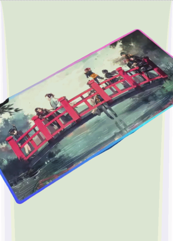 Touken Ranbu Anime Character LED Gaming Mouse Pad