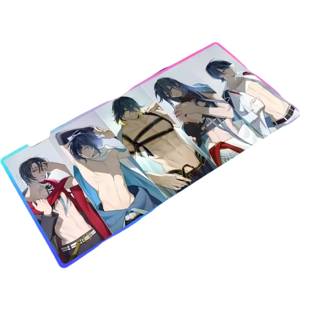 Anime Touken Ranbu Character LED Mouse Pad Anime Touken Ranbu Character LED Mouse Pad