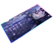 Anime Touken Ranbu Nikkari Aoe LED Gaming Mouse Pad