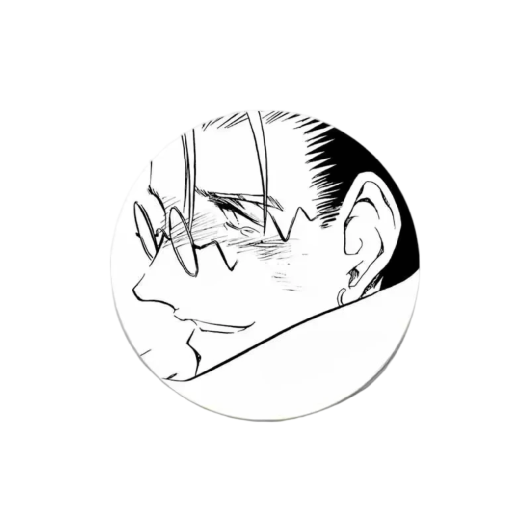 Anime Trigun Stampede Black And White Tinplate Badge Anime Trigun Stampede Black And White Tinplate Badge